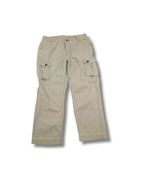 Cargo Pants 38x30 Khaki Beige Warm Quilted Waist Redhead Outdoors Heavy Duty